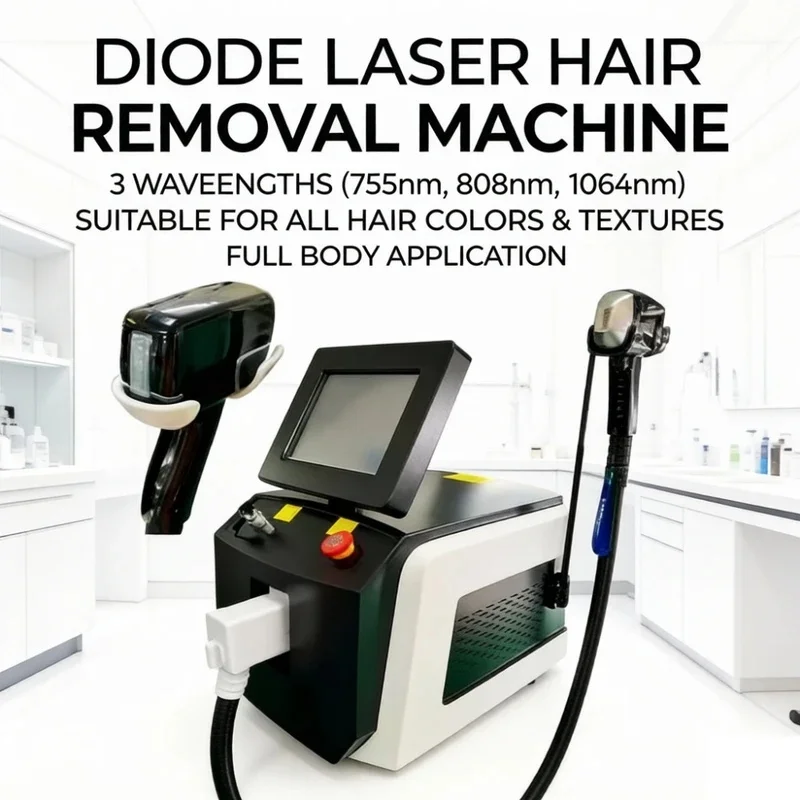 2026 Ice Platinum Alexandrite Laser 808nm Diode Laser 755 808 1064 Cire Epilation Definitive Portable Laser Hair Removal