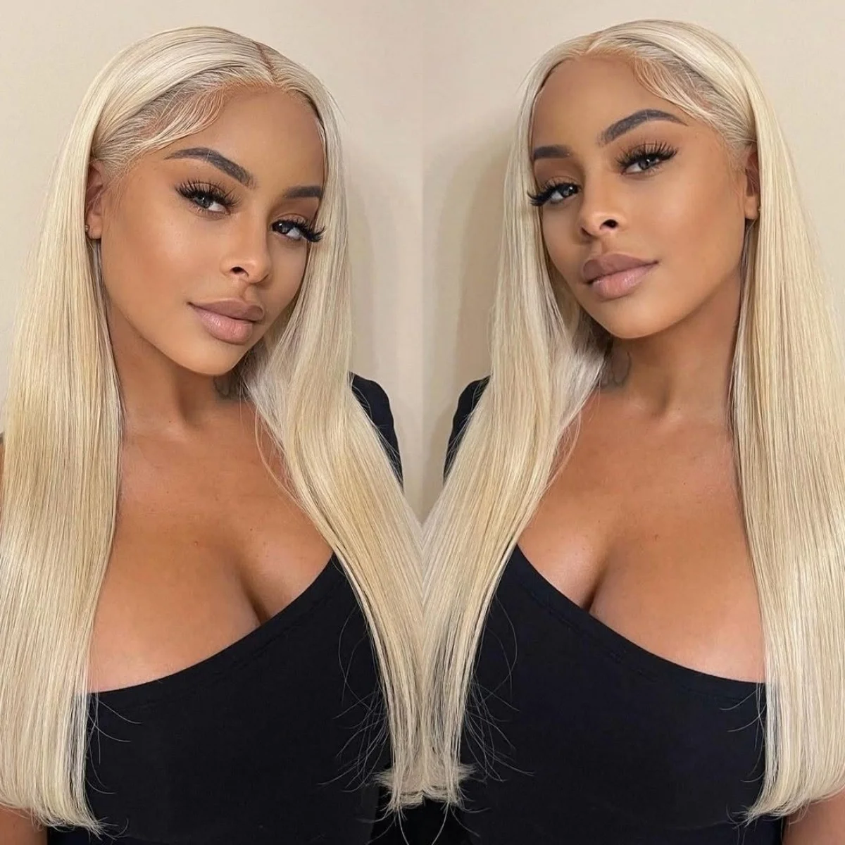 

613 13x6 Парики фронта шнурка Человеческие волосы 200 Плотность Светлые парики Человеческие волосы Прямые 13x4 HD Парики фронта шнурка Человеческие волосы Предварительно выщипанные