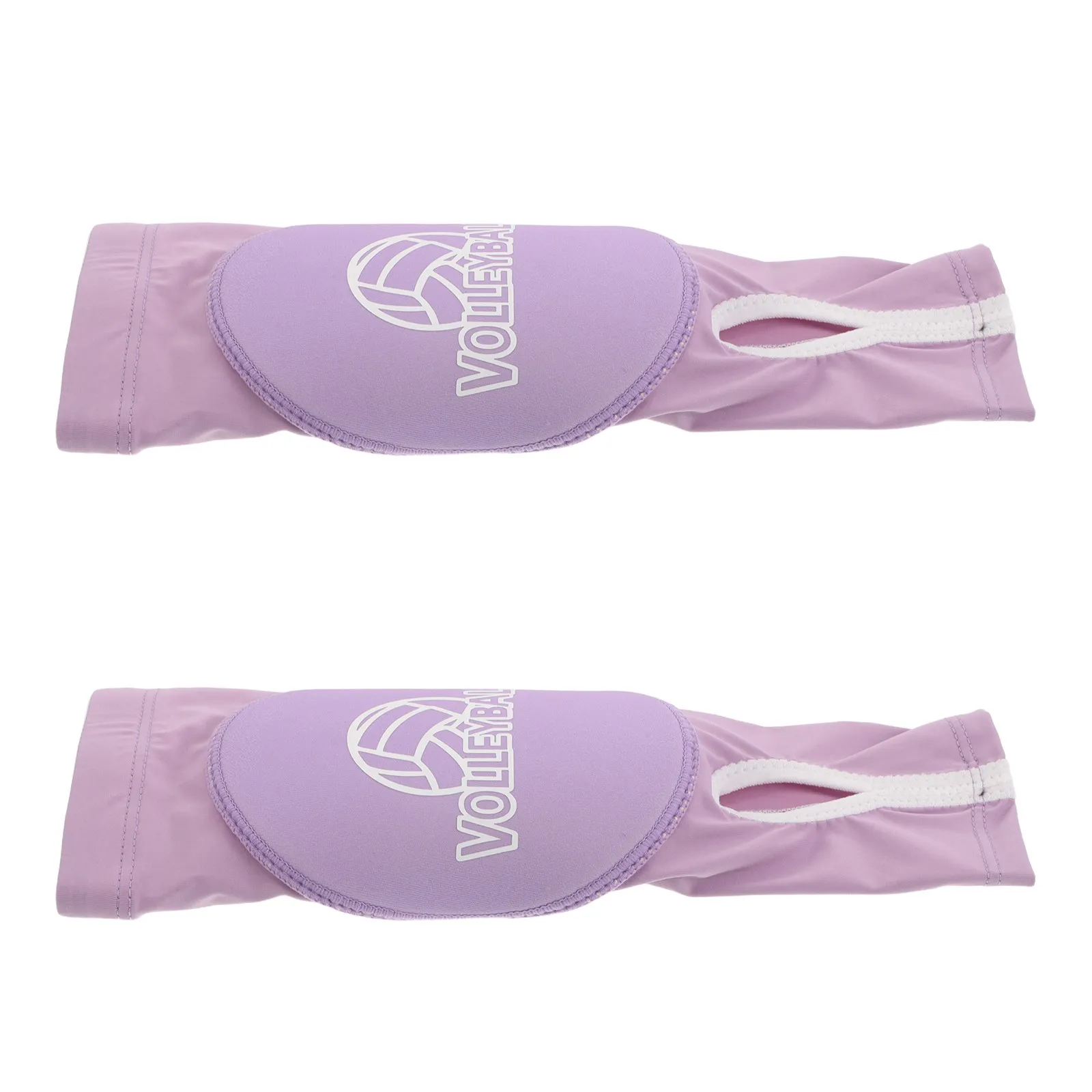 2Pcs Volleyball Arm Sleeves Forearm Guards Passing Protective Sleeve Thumb Hole Youth Women Men Fits 22.5-40 Kg Arm