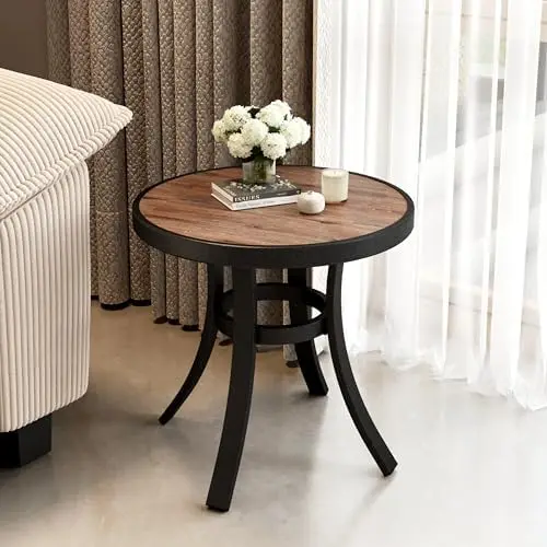 Outdoor Round Side Table, 19