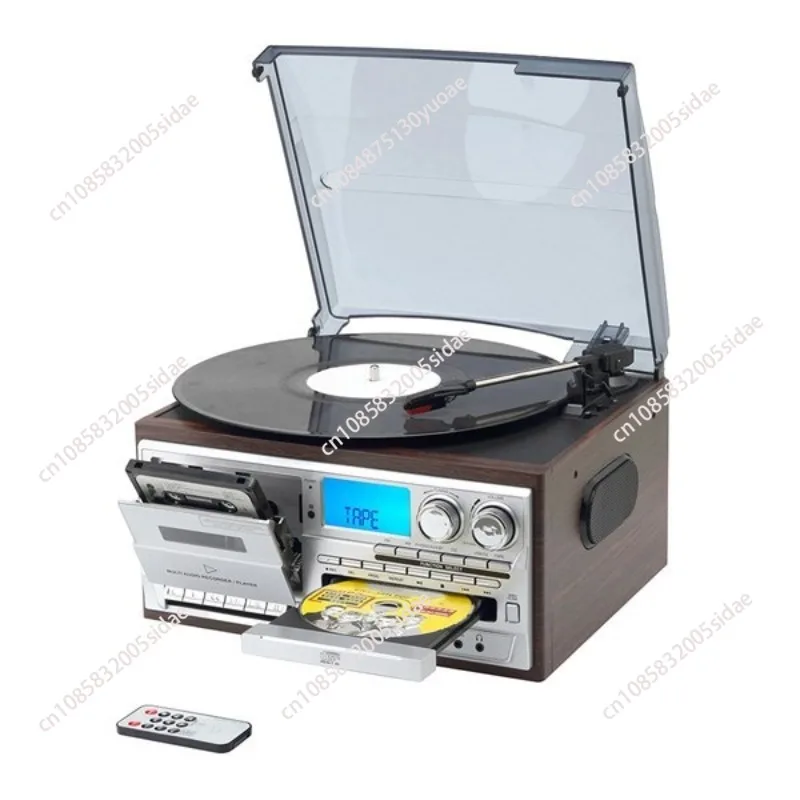 All in One Wireless BT Double Cd Music Vinyls Record Player,antique Gramophones for Sale