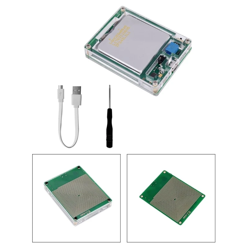 Schumann Generator 7.83Hz Ultra-Low Frequency Generator Resonators with Rechargeable Battery Charging Cable 896C