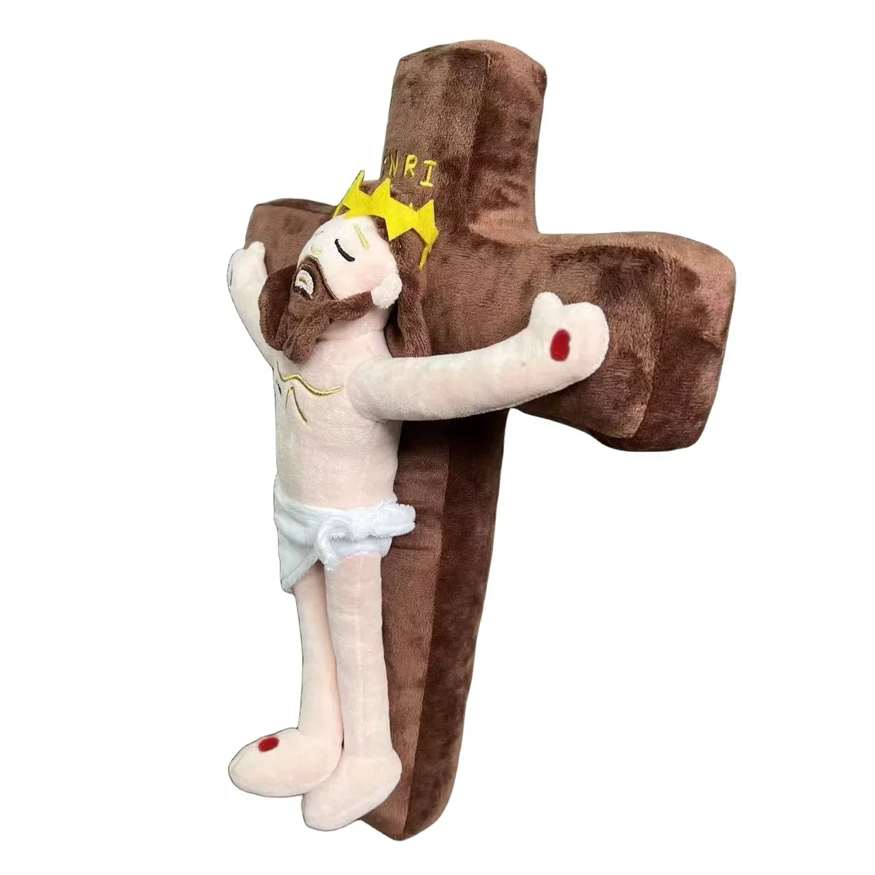 1/2Pcs New Jesus Plush Toy Christ Religious Plushie Figure Kids Educational Stuffed Doll Soft Figure Gift for Children Believer