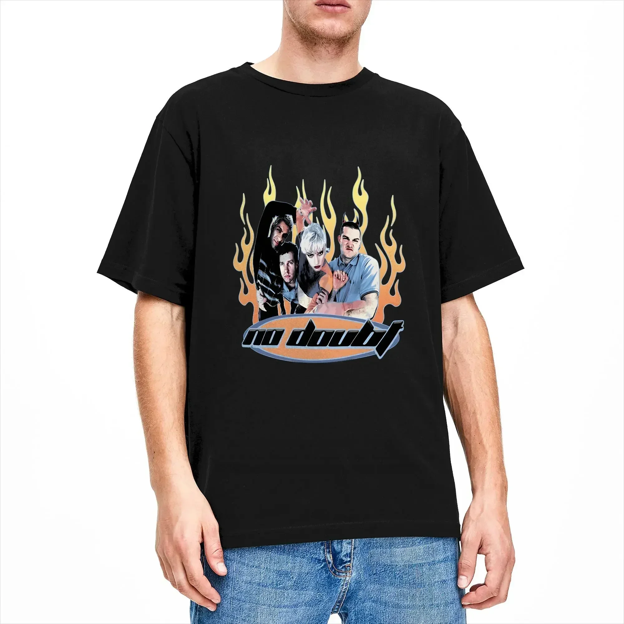 Novelty Rock No Doubt Band Tour 2026 T-Shirt for Men Crewneck 100% Cotton T Shirts  Short Sleeve Tee Shirt Gift Idea Tops
