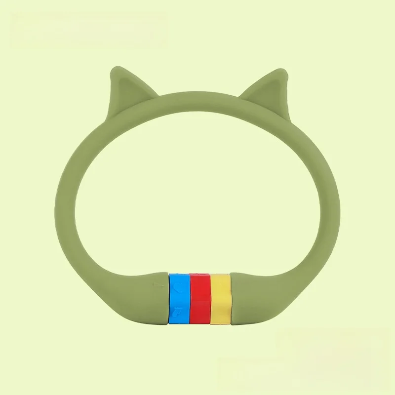 قفل دراجة بسمك 10 مم مضاد للسرقة - كابل سيليكون لأذن القط وقفل بكلمة مرور أداة أمان للدراجة لتأمين الدراجة