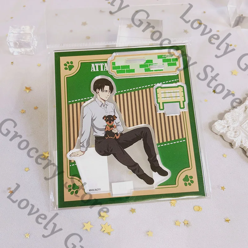 アニメ進撃の巨人エレンイェーガーリヴァイアッカーマン進撃の巨人ミカサ・アッカーマンコスプレアクリルスタンディングサインキーリングギフト