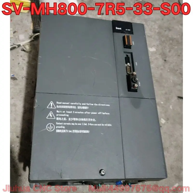 Second-hand SV-MH800-7R5-33-S00 servo drive function test is normal Latest prices for August 2026