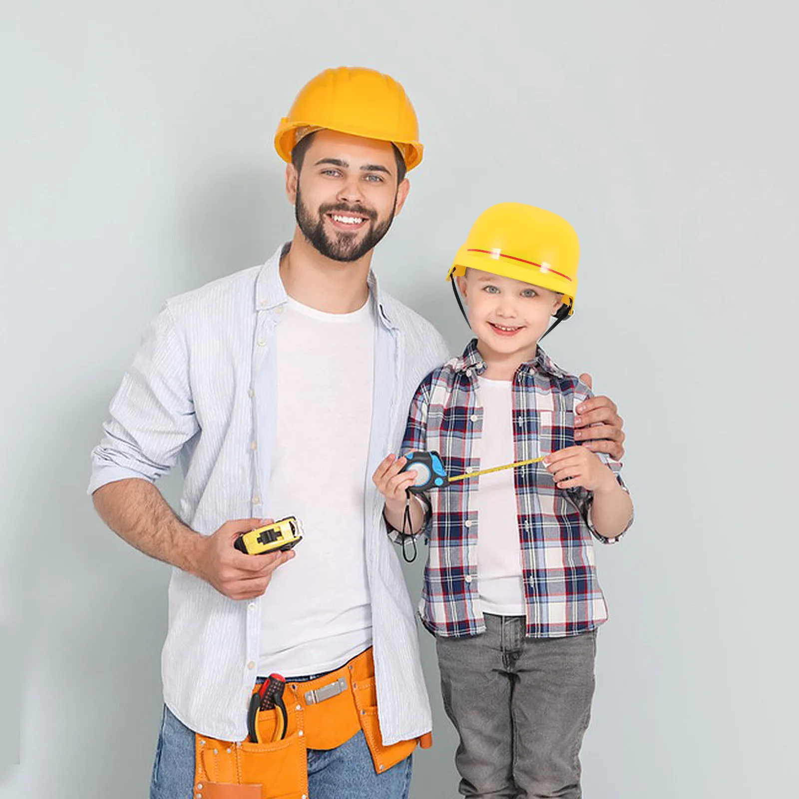 

Детские строительные каски из пластика для ролевых игр, безопасные, для дома и улицы, для костюмированных вечеринок