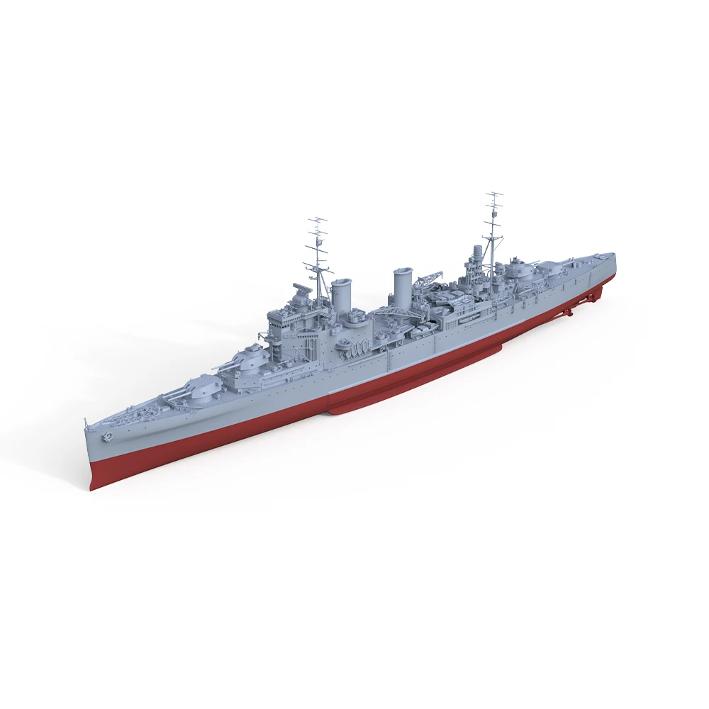 SSMODEL SS2000562/S 1/2000 Military Model Kit HMS London Cruiser 1945 Full Hull