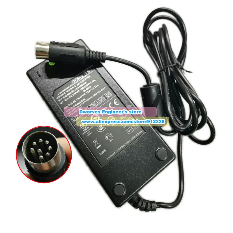 EA10953A Ac Adapter 15V 5.33A 79.95W  for EDAC Speaker Power Supply Round with 8 Pins