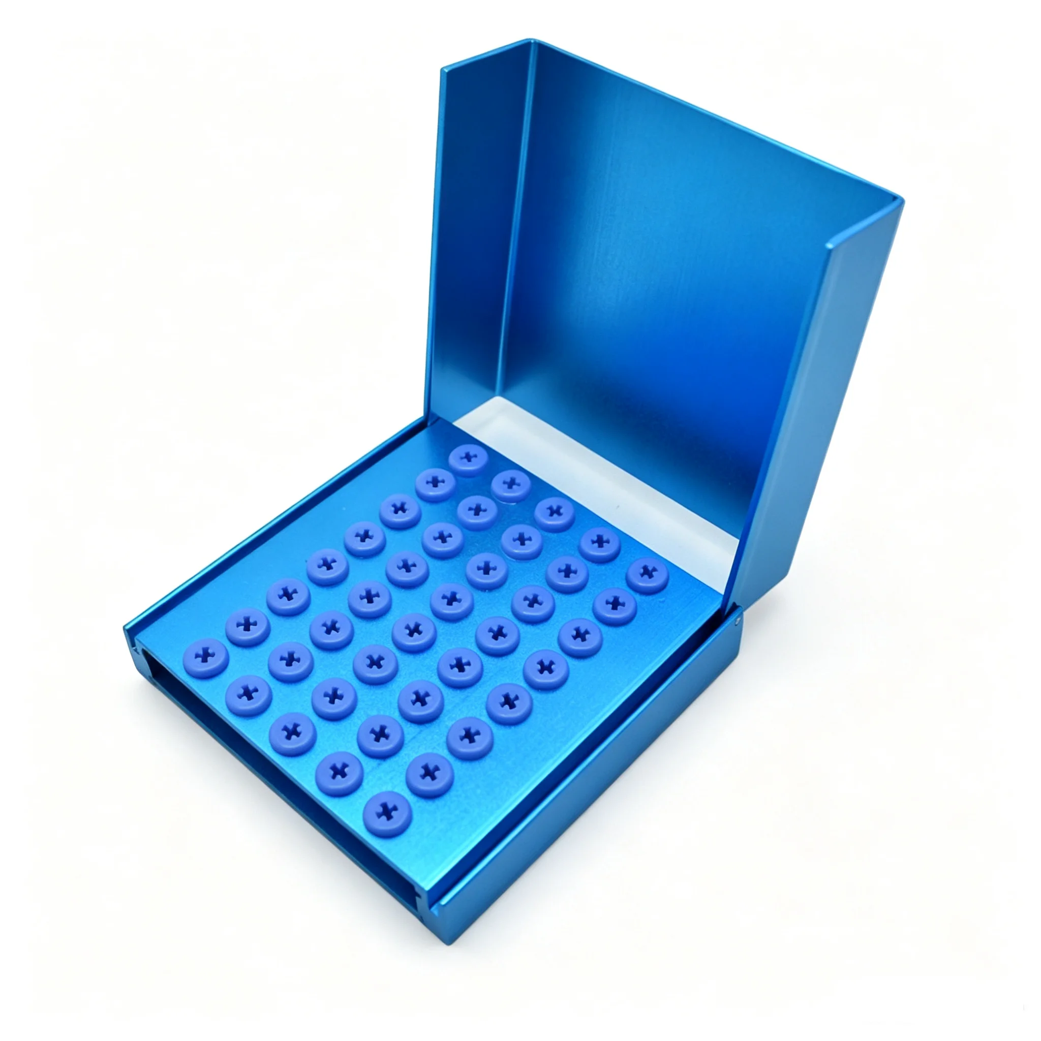 Dental 40 Holes Burs Metal Holder  Cleaning Stand Autoclave Sterilizer For High/Low Speed Dental Burs