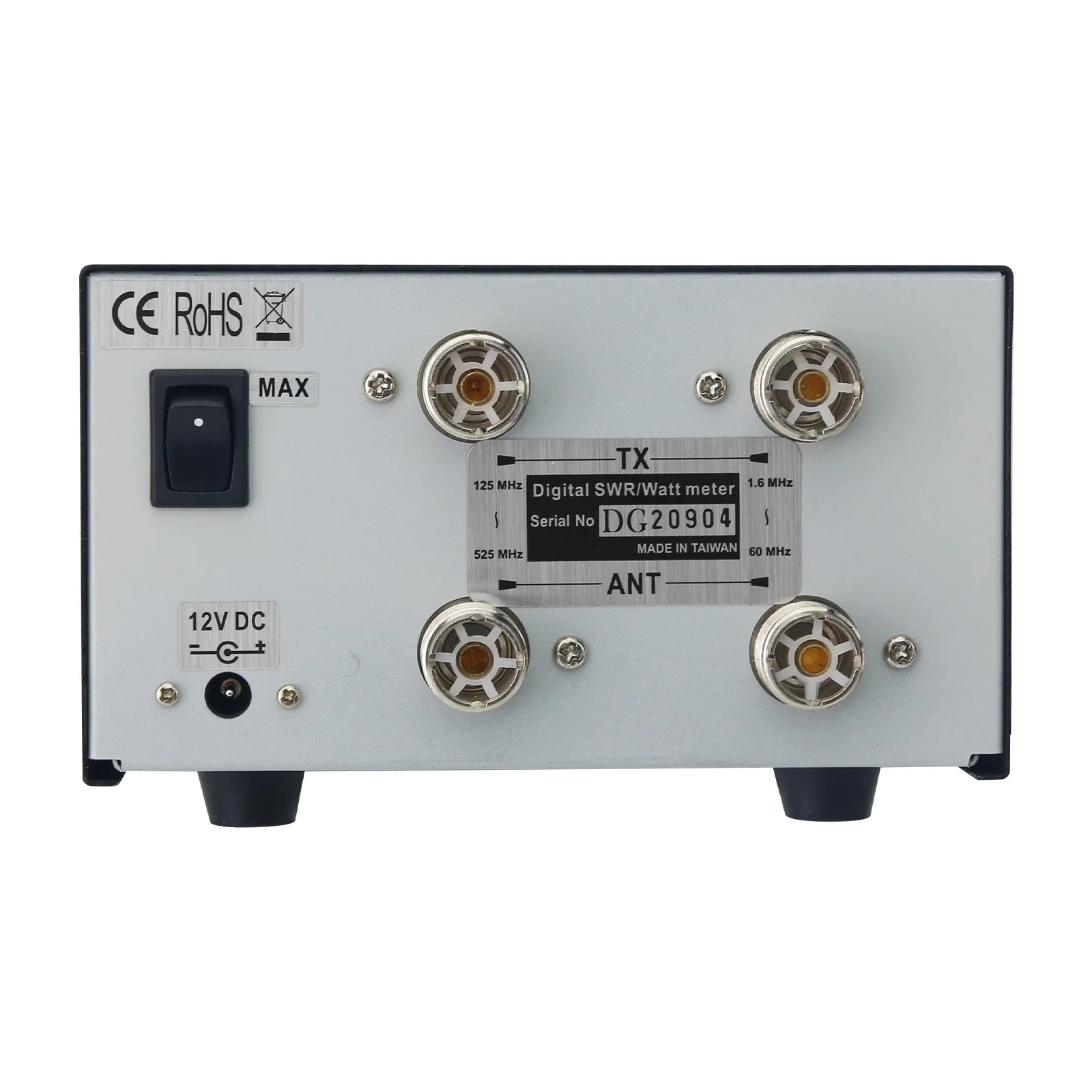 NEW DG-503MAX Digital SWR Meter CW/FM/SSB/AM/DMR SWR Watt Meter HF/VHF/UHF 1.6-525MHz 200W with 3.5-inch LCD