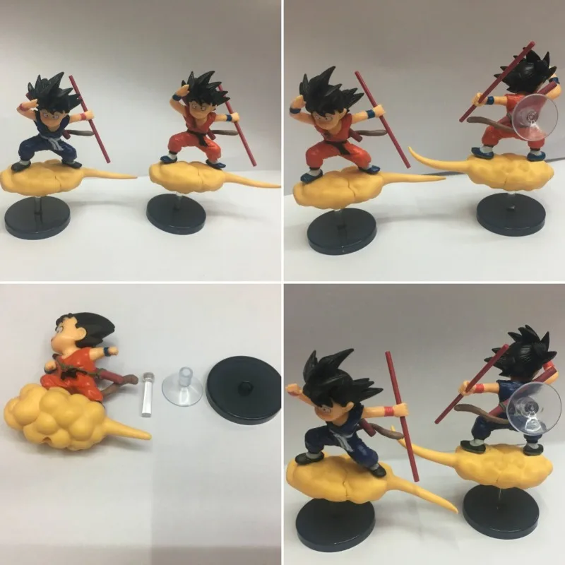 

Dragon Ball Childhood Goku Cloud Somersault Toy Creative Model Car Window Desktop Ornament Doll Decoration Action Figures Gift