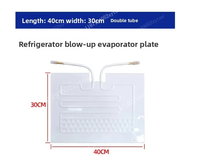 Refrigerator Evaporator Flat Plate Freezer Cooling Plate Fridge Fridge Evaporator with Capillary Aluminum