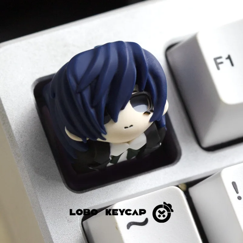 Original Goddess Persona Rain  Lianjie  Anime Theme Keycap Resin Material PC Game Keyboard Collection Gift Customization