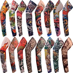 1PCS Arm Sleeves UV Protection Full Arm Cool Outdoor Golf Sports Hiking Riding Arm Tattoo Sleeve Cycling Equipment