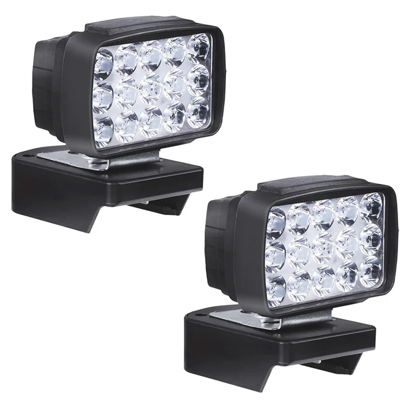 Led Emergency Work Light para Makita Lanterna ao ar Livre Jobsite Tool 900lumen Bateria Li-ion 18v Bl1830 Bl1850 Pcs