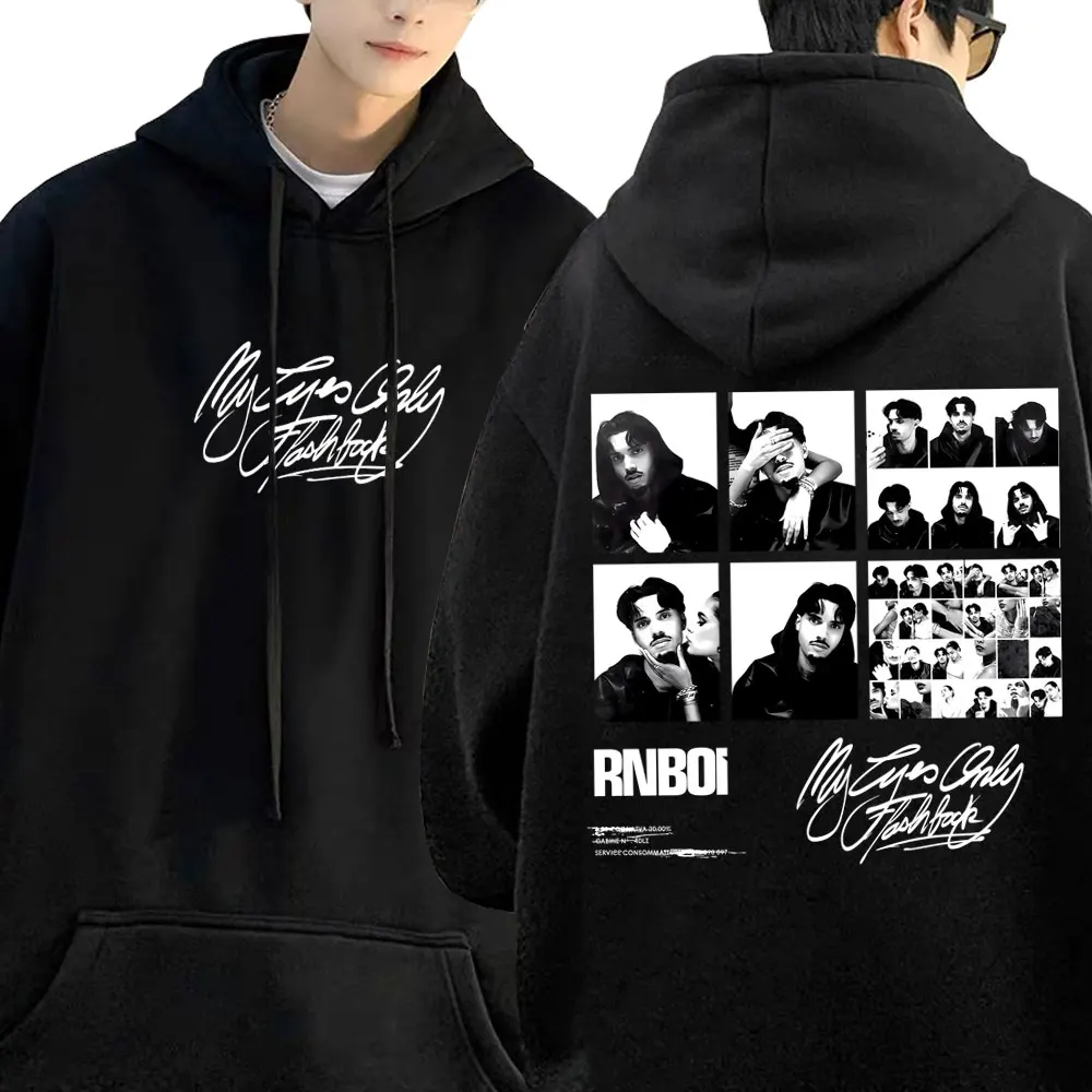 

Rapper RnBoi My Eyes Only Flashback Album Merch 2026 Hoodie Men Women Hip Hop Fashion Pop Music Sweatshirt Male Retro Streetwear