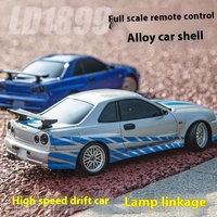 Ldrc Landa 1:18 Metal Shell Remote Control Car Rear Drive Gtr Drift Rc Car Flip Light Model Toy Ld1899 Children'S Toy Gift Gift