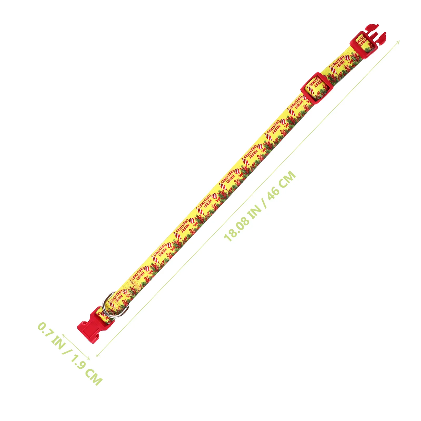 

Dog Collar Christmas Adjustable Secure Fastening Pet Collar for Small Dogs Festive Party Outdoor Use Puppy Xmas Necklace