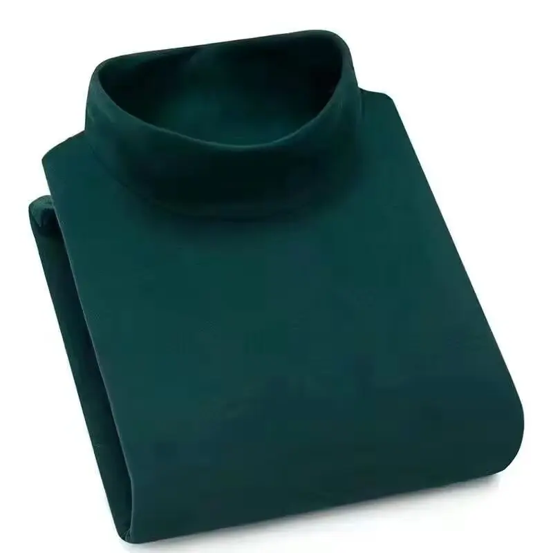 مزدوجة الوجه Fce High-Ne الرجال قاعدة irt الشتاء Sle طويل Sve ملابس اخلية حرارية Dervo العصرية Ciwalk محبوك سترة