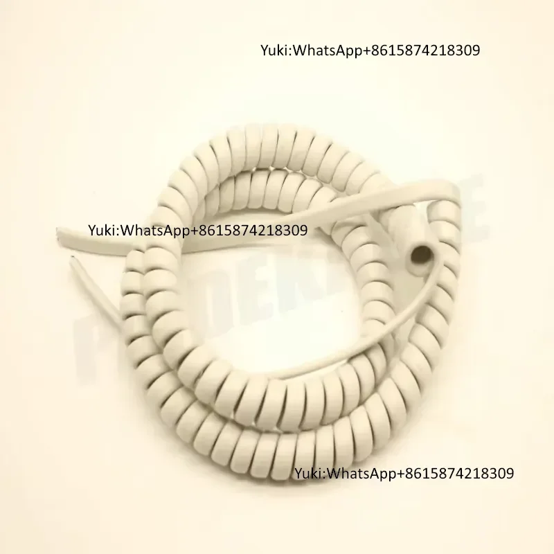 High Quality 3*0.5mm2 Flexible Flat PVC Spiral Power Cable Spring Coiled Cable