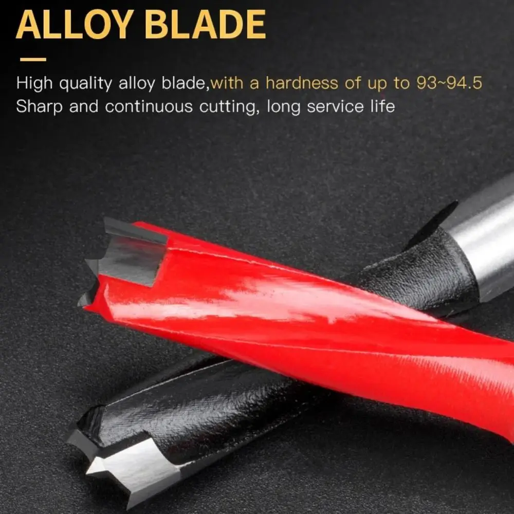 New 2 Flute Drill Bits Left/Right Carbide Router Bits 10mm Shank Wood Bits Wood Alloy