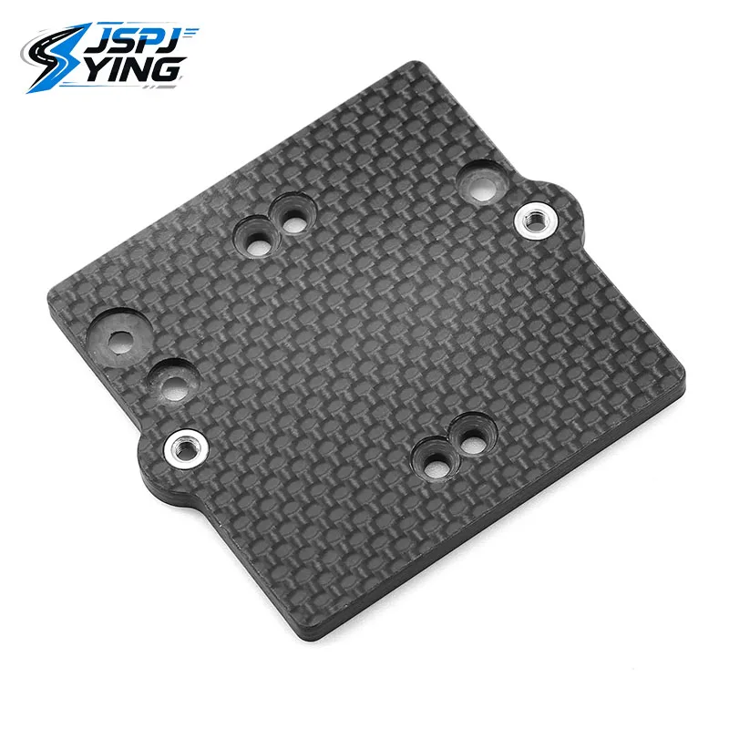 RC Carbon Fiber 4mm ESC Tray Plate Receiver Holder Fit Arrma 4S Kraton Outcast 1/8 Mojave, For Spektrum 150A Max ESC Replacement