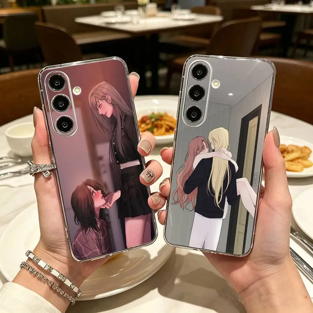 Comic Drunken My Boss Clear Phone Case for Samsung A71, A70, A52, A51, A40, A30, A20