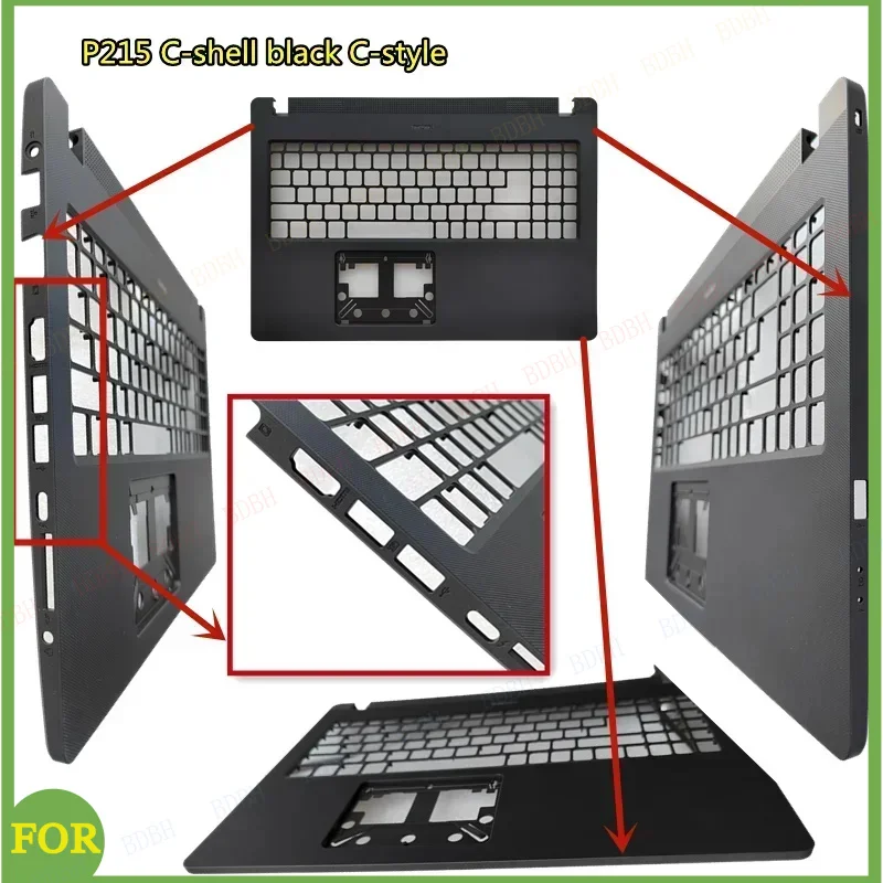 New For TravelMate P215-52 P215-53 P50 N19Q8 Laptop Palmrest/Bottom Case Hinges Black Repalce Cover