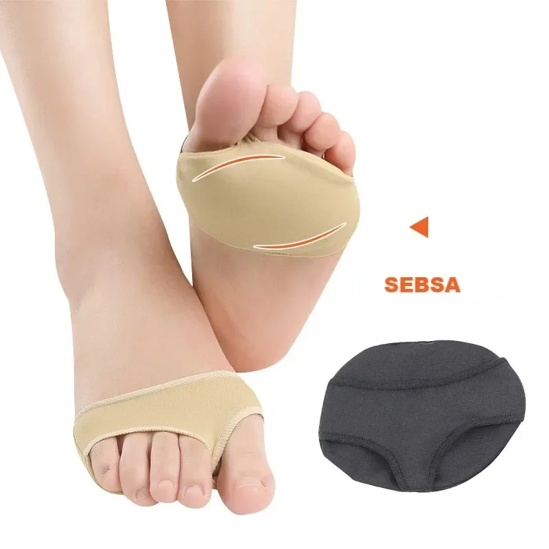Women High Heels Forefoot Pad Half Shoe Insole Gel Cushion Soft Comfortable Foot Pads Reusable Anti Slipping Protector Insert