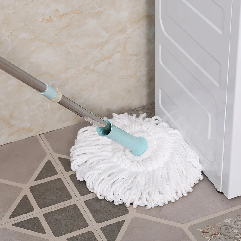 Squeeze Mop Store for Wash Floor Lazy Kitchen Wring Spin Home Help Self Wet Hand Free Window Cleaner Round