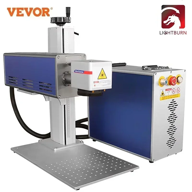 VEVOR Laser Marking Machine 30W 50W Fiber Laser Engraving Machine Metal Stainless Steel Cutting Gold Silver Ring Laser Engraver