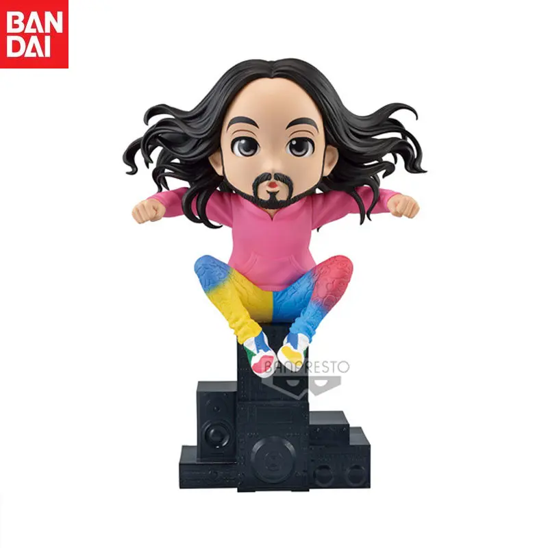 In Stock Bandai Original Q Posket Steve Aoki Overseas Restrictions Action Figure Model Children's Gifts