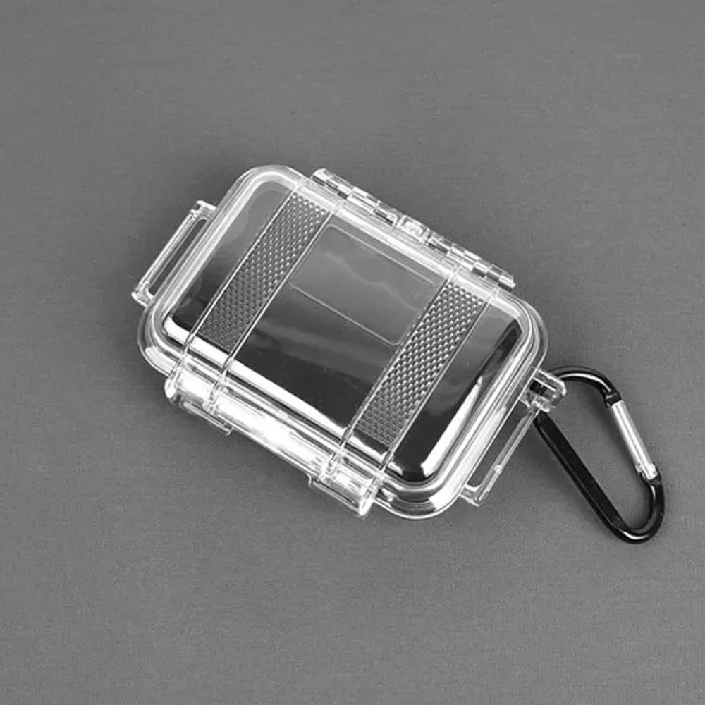 

Outdoor Transparent Waterproof Protection Box SLR Camera Battery Case Holder Watch Storage Box