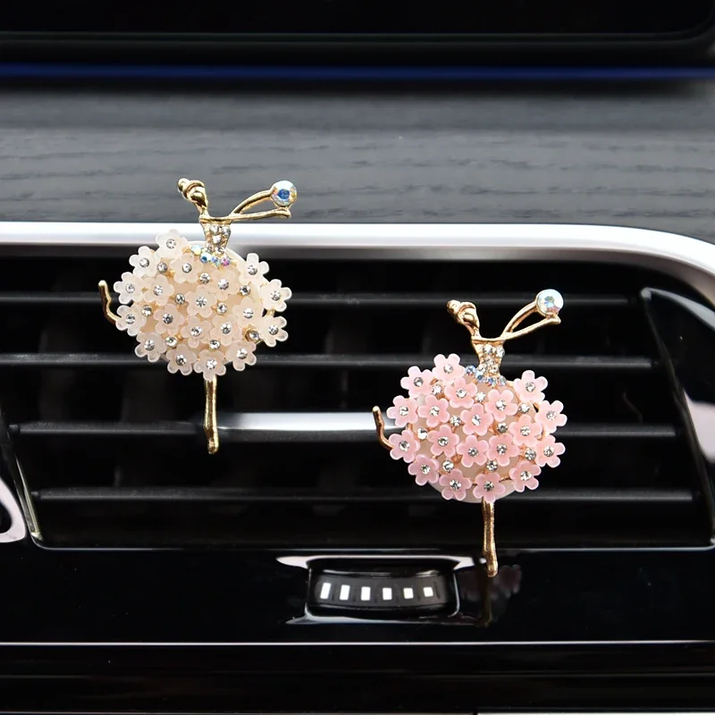 

Car Aromatherapist Clip Diamond-set - Ballerina Girl Cartoon Outlet Perfume,Inside Car Air Conditioning Decoration,Auto AC Decor