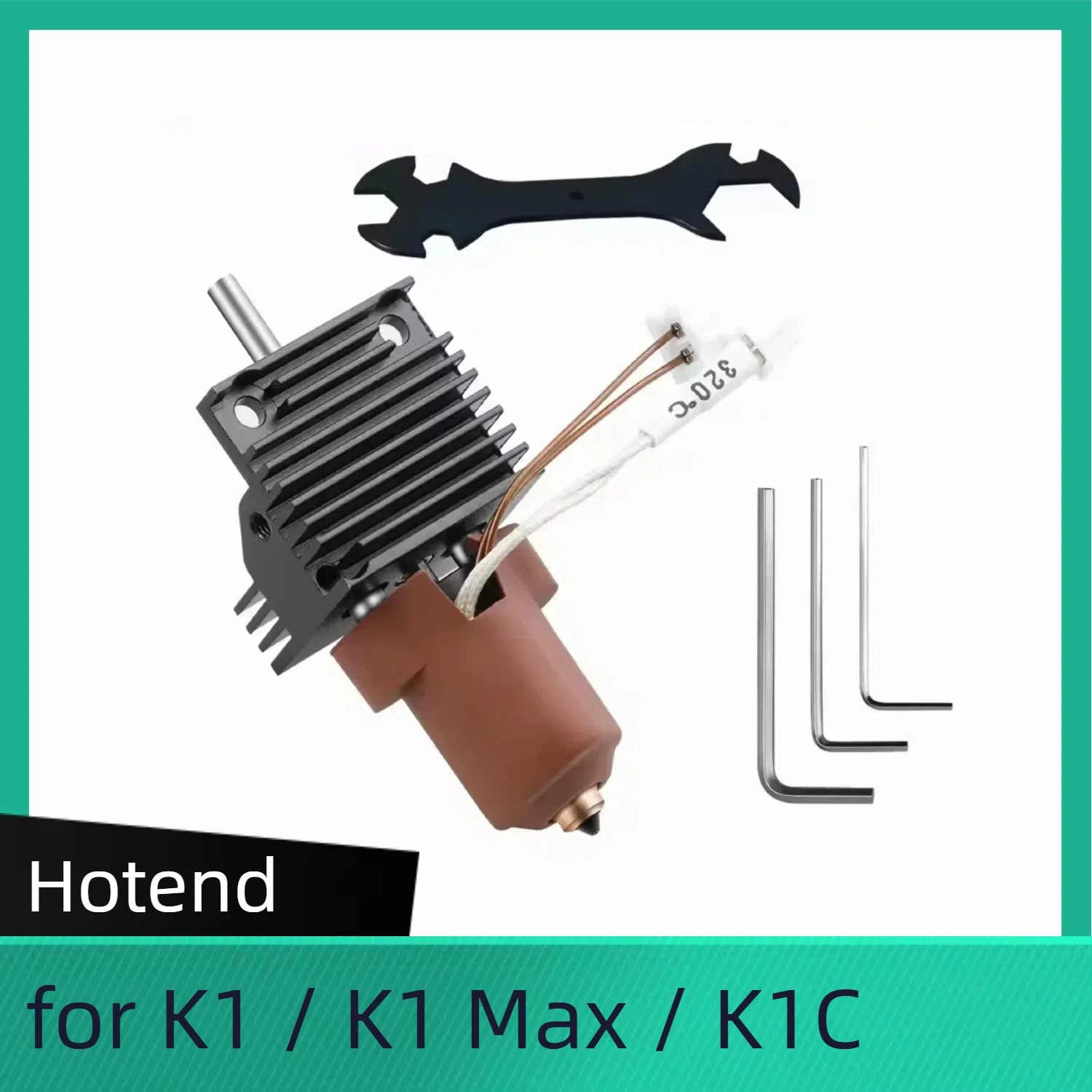 

For Creality K1C/K1 Max Hotend Nozzle for Creality K1 Kit 3D Printer Accessories