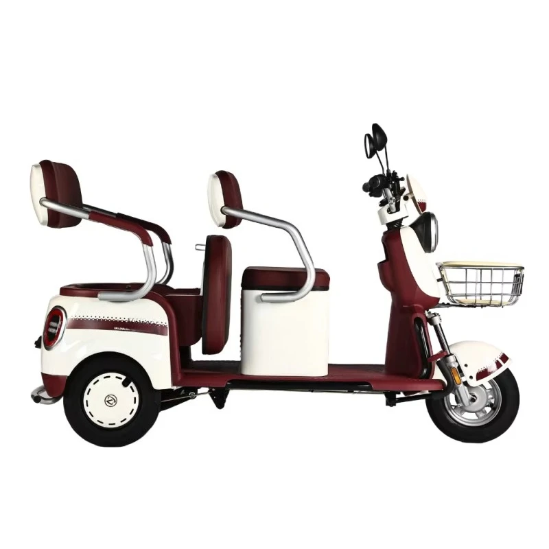 600W/800W/1000W electric tricycle double row open body electric scooter food bicycle other electric tricycle