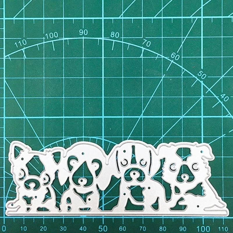 Dog Animal Metal Cutting Dies Photo Album Decor DIY Crafts Template Supply