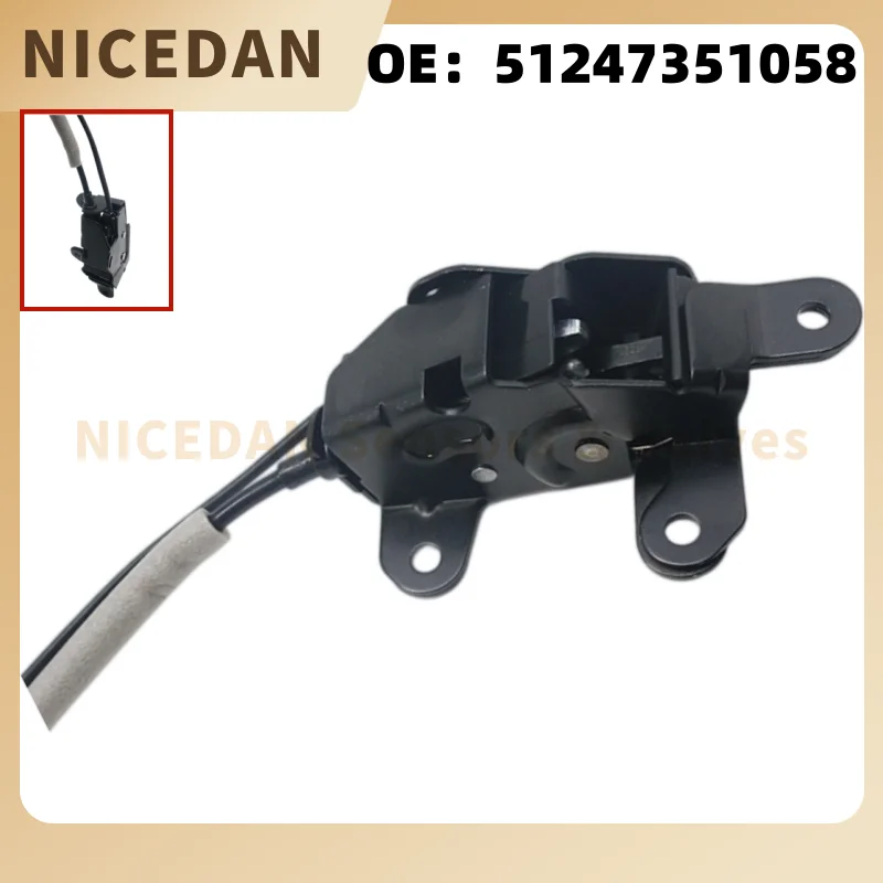 51247351058 Tailgate Trunk Lock Latch Actuator Reliable Replacement For BMW X5 F15 2014-2018 Auto Replacement Parts