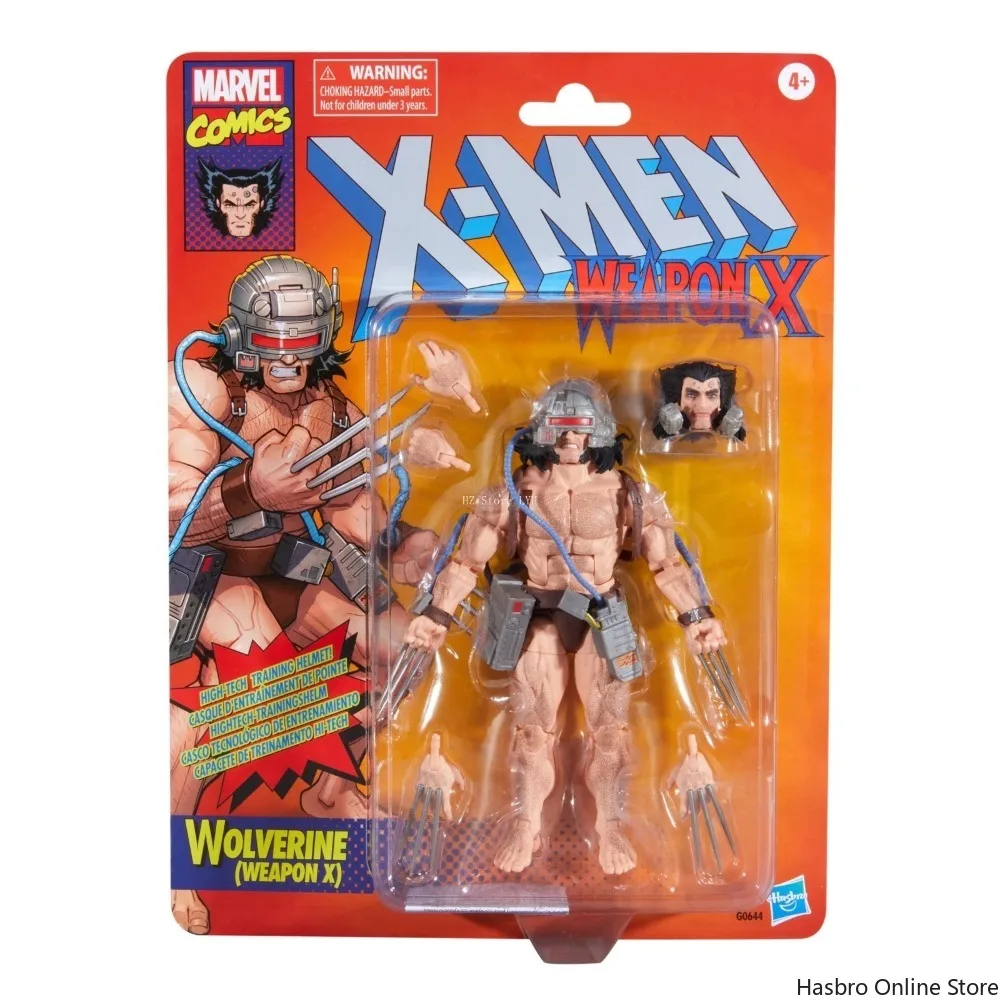 

[Pre-sale April] Hasbro Marvel Legends Series Wolverine (WeaponX), Retro Cardback X-Men Comics-Inspired 6-Inch Action Figure