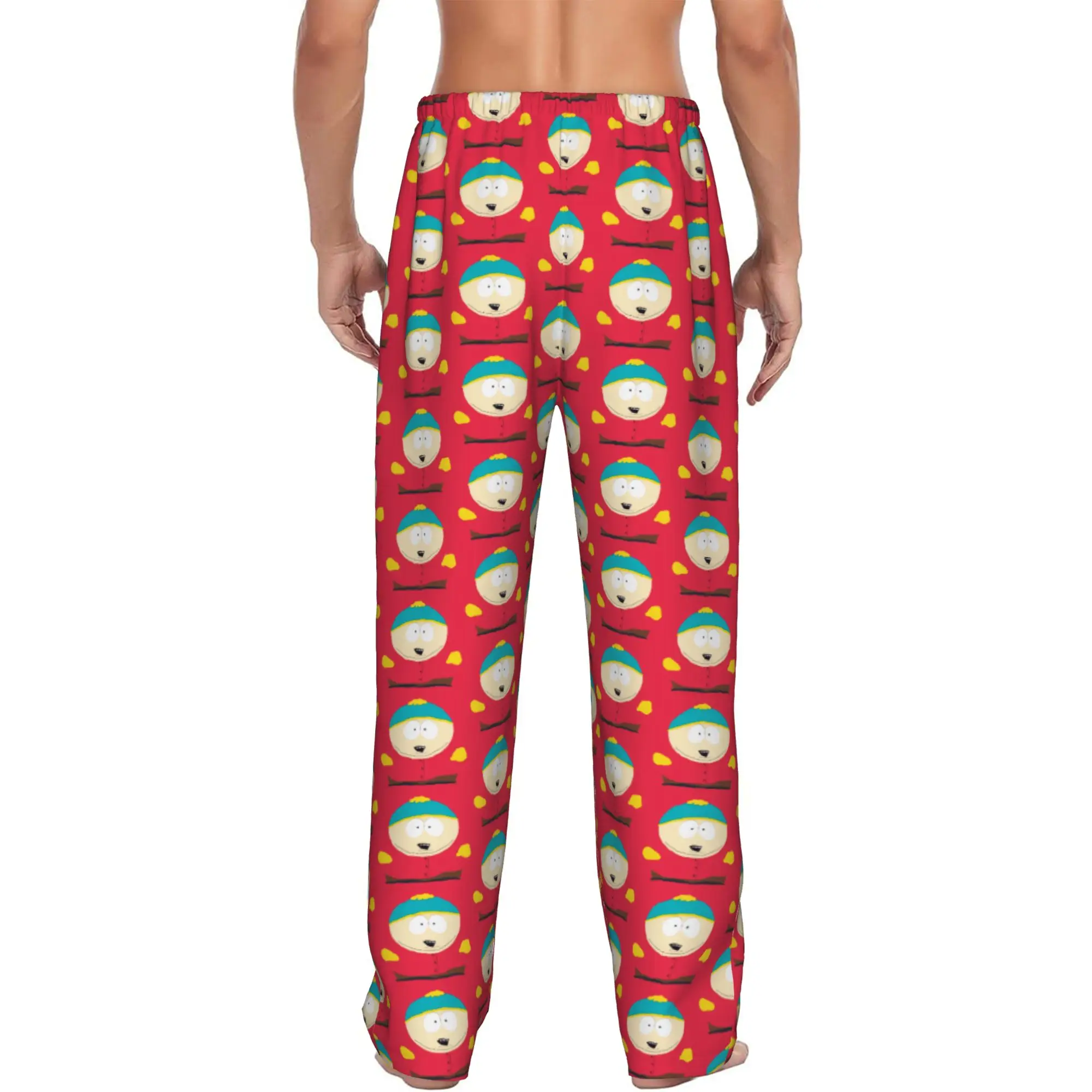 Custom E-Ericed Anime Pajama Pants Men Kennyed Kyled Staned Lounge Sleep Drawstring Sleepwear Bottoms with Pockets