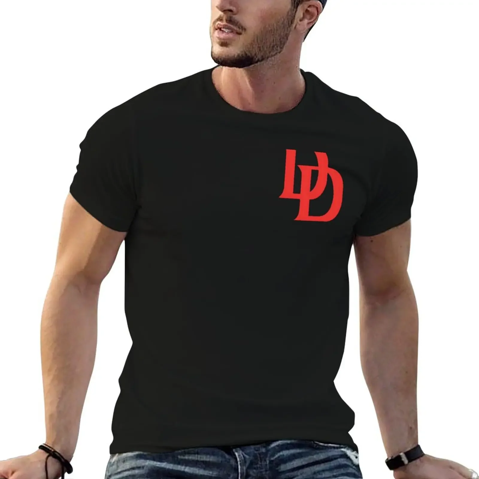 Daredevil - Custom Logo T-Shirt oversized custom shirt korean fashion mens clothing