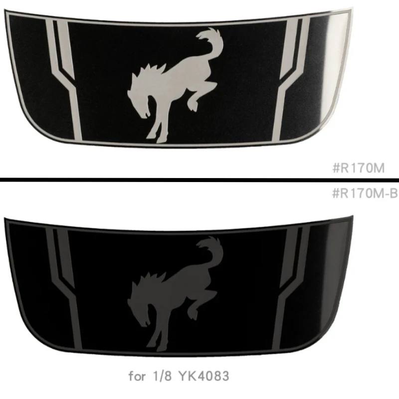 RC Car cover metal protection sheet Liema logo latte art decorative sheet for 1/8 RC YK4083 R170M R170N