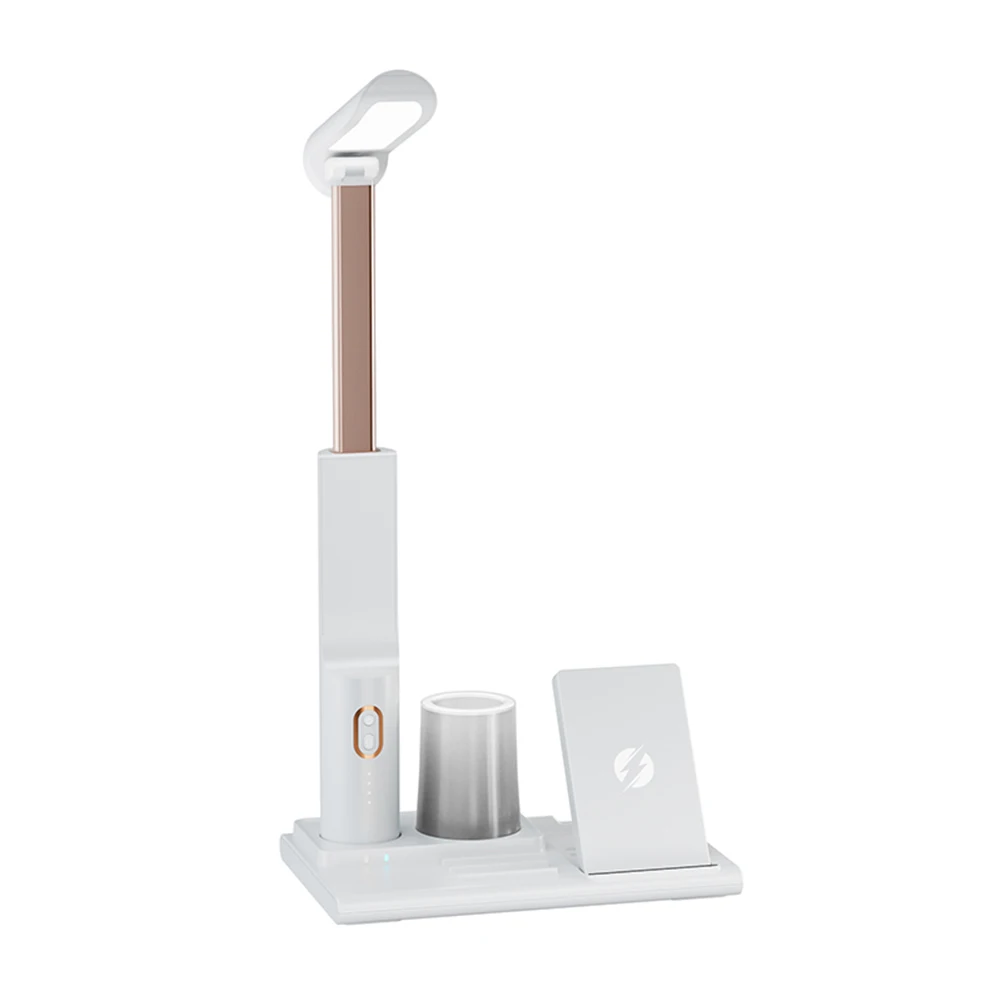 Office Table Lamp with 15 W Wireless Charger for IPhone8-15 Series Airpods 3Pro/2 for Huawei Mate Galaxy Buds/Buds+ FreeBuds2/3