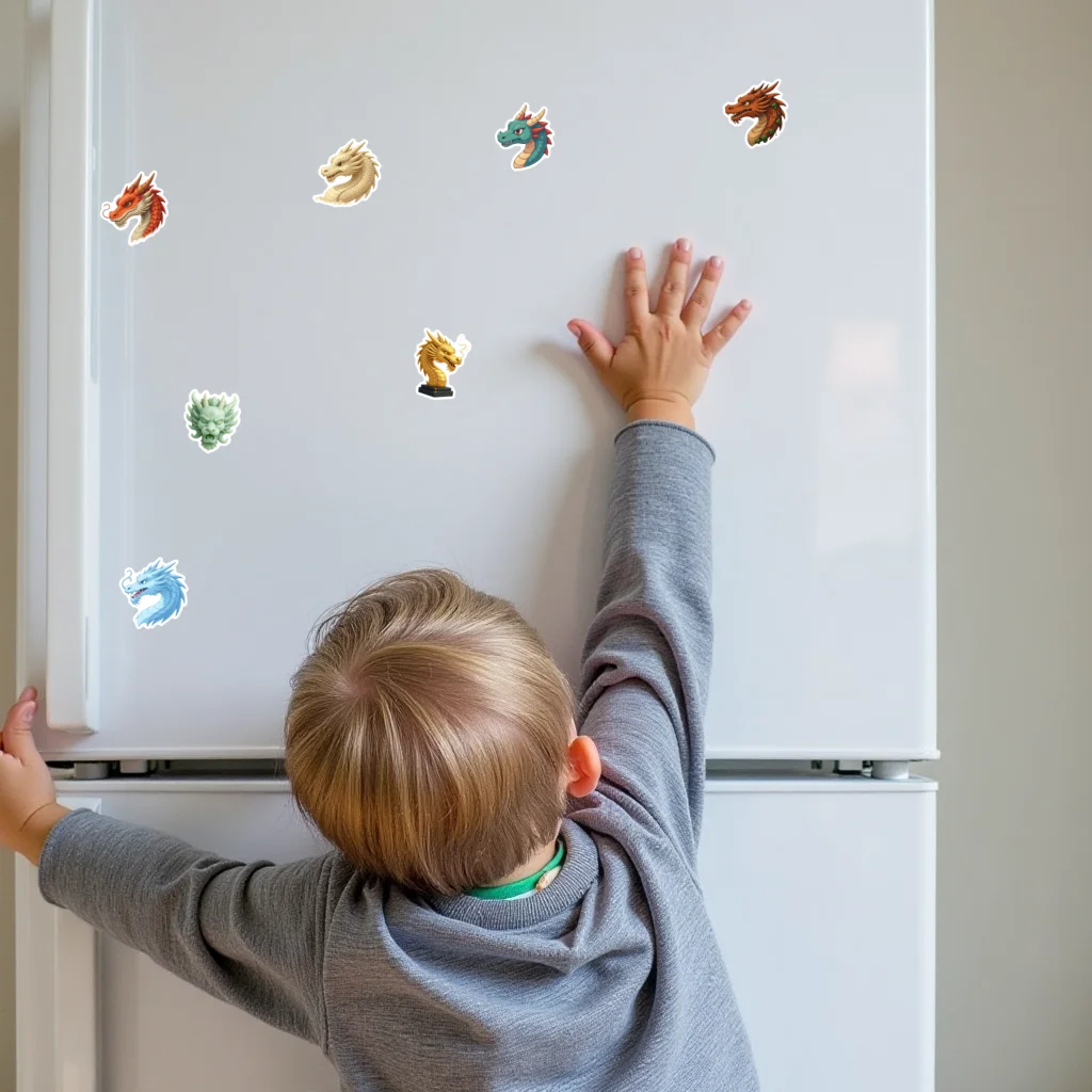 35pcs-100pcs Cartoon Mythical Beasts Stickers Fantasy Fantasy Animal Stickers PVC Sticker For Laptop Motorcycle Luggage Phone