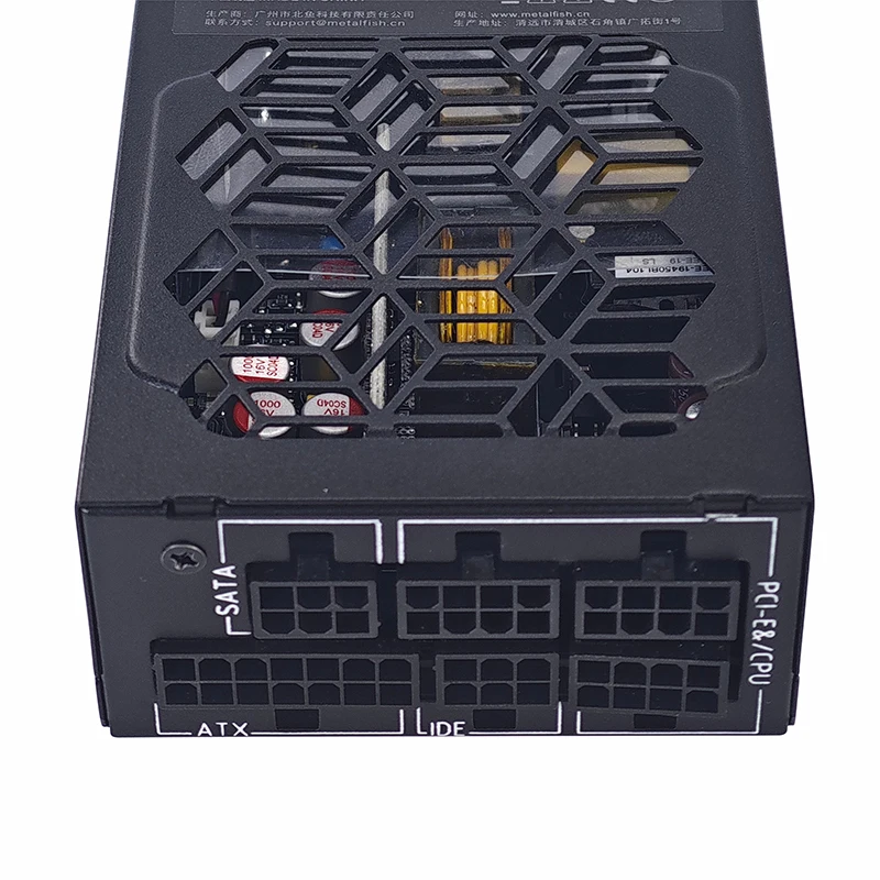METALFISH Flex 500/600W 80PLUS GOLD Fonte de alimentação modular completa Flex-ATX 1U PSU para ITX Mini PC POS NAS GPU Dock 90 ~ 264V