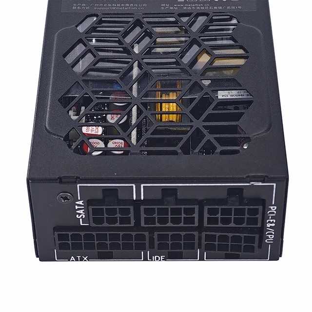 METALFISH Flex 500/600W 80PLUS GOLD Full Modular Power Supply Flex-ATX 1U PSU For ITX Mini PC POS NAS GPU Dock 90~264V 6 METALFISH Flex-ATX 500W / 600W 80 PLUS Gold Fully Modular 1U Power Supply – ITX Mini PC, NAS, GPU Dock – view 6