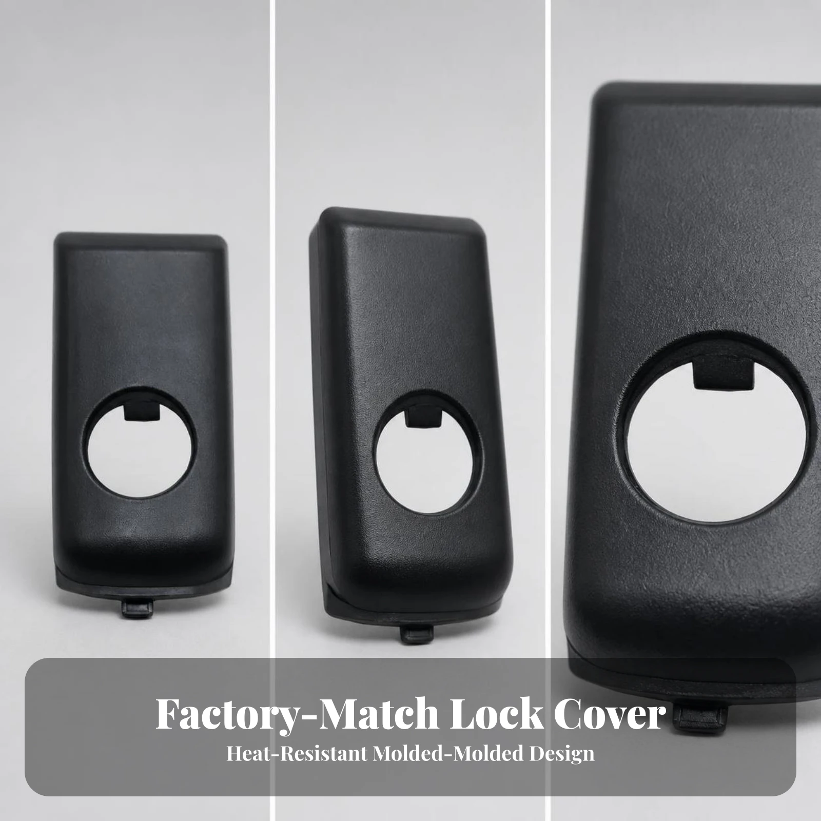 Glovebox Lock Trim Cover Direct Replacement Glove Box Lock Cover Quick Attachment Smooth for Car Owners, Interior Restoration