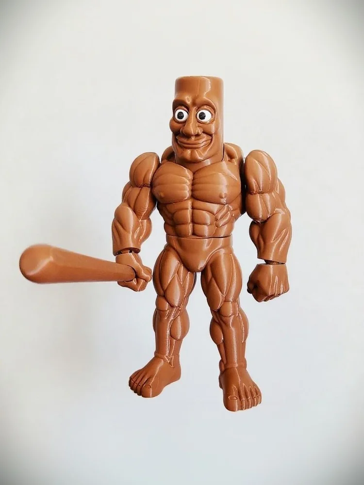 Tung Tung Tung Sahur décor de bureau créatif drôle 3D imprimé Figurine à collectionner Figure Tralala jouet poupée